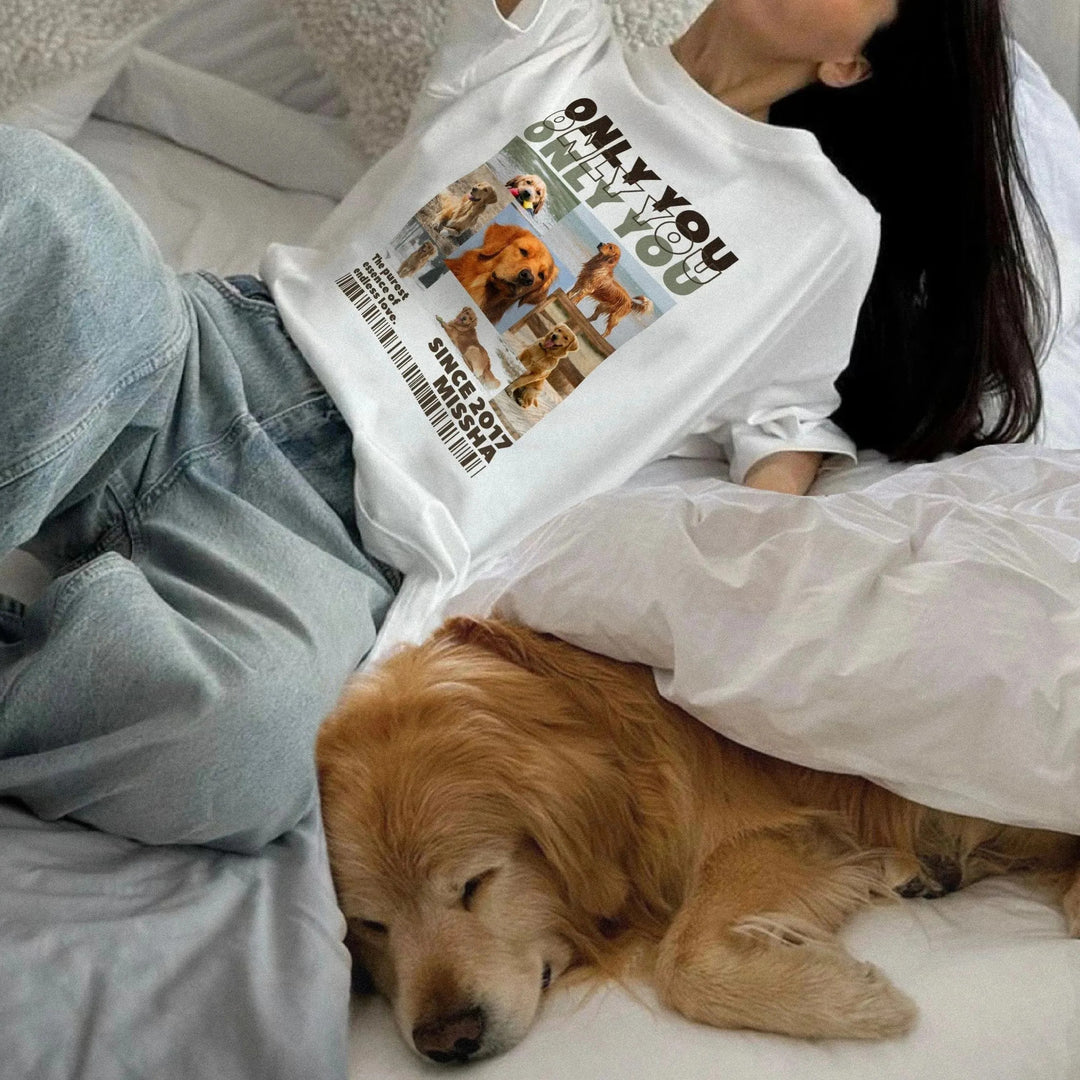T-shirt Vintage Personnalisé pour Animaux，2025