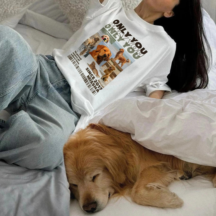 T-shirt Vintage Personnalisé pour Animaux，2025