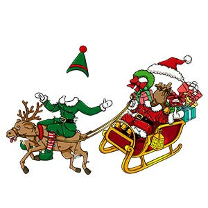 Couple d'elfes rigolos - Ornement photo personnalisé en acrylique