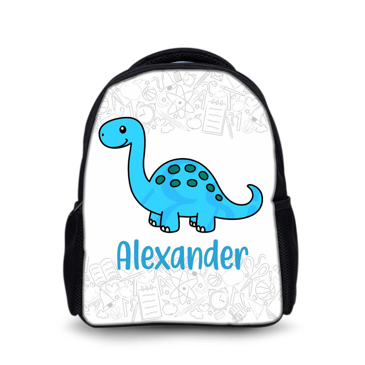 Sac à dos pour enfant avec Dinosaure 1 Prénom personnalisé Cartable Sac maternelle