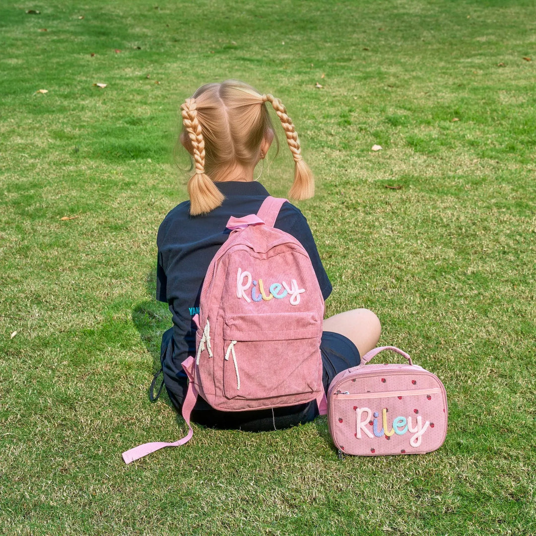 Sac à lunch personnalisé fait main, pour la rentrée scolaire, pour enfant