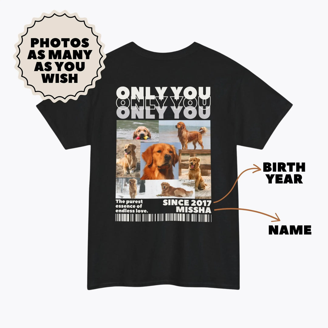T-shirt Vintage Personnalisé pour Animaux，2025