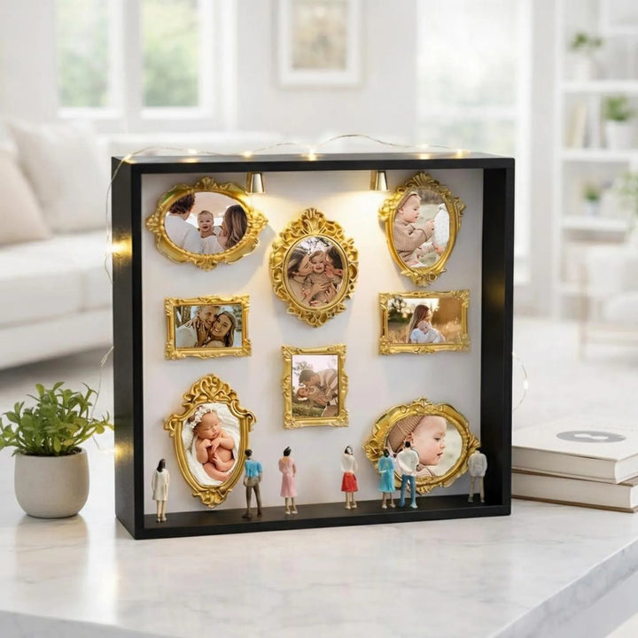 Cadre photo style musée pour maman