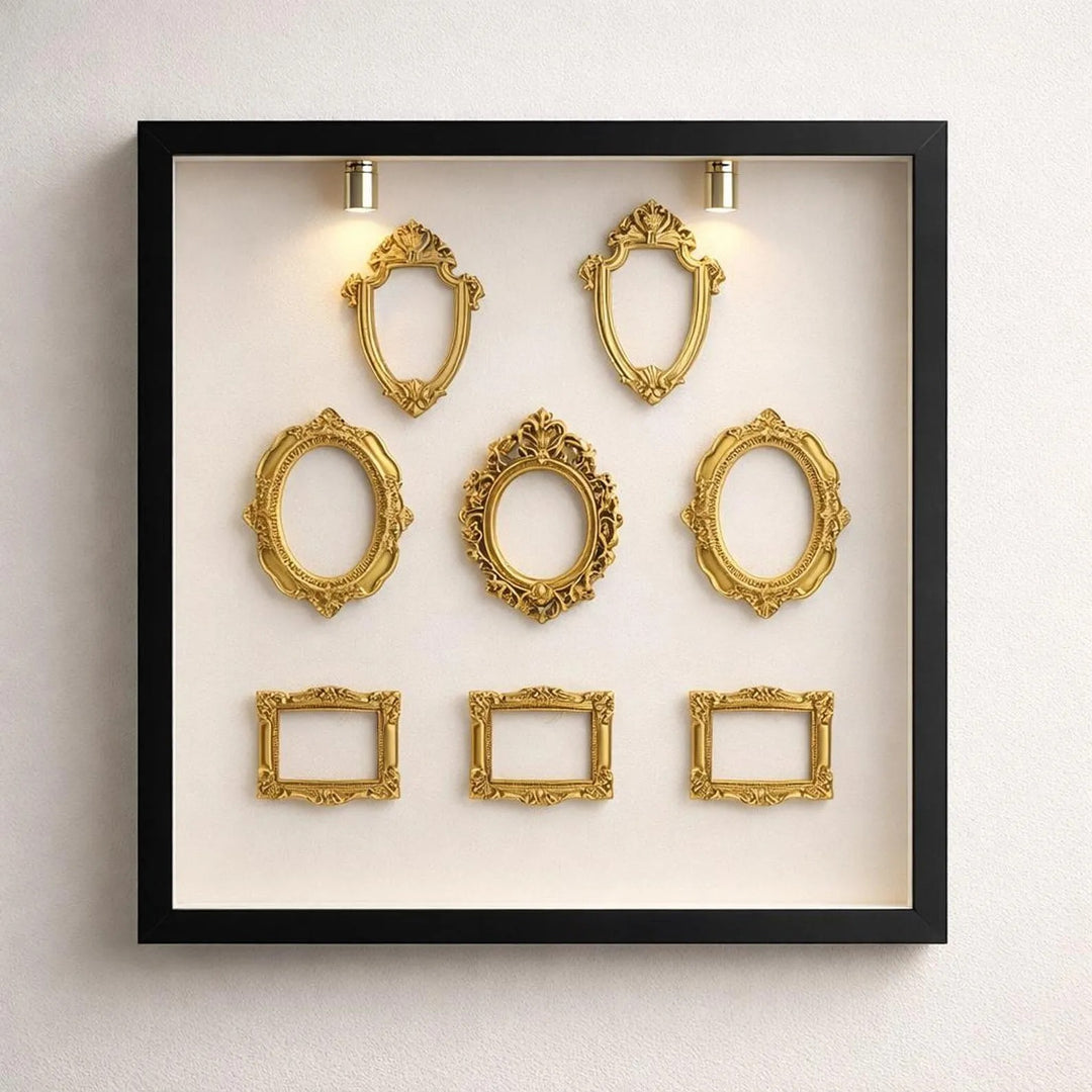 Cadre photo style musée pour maman