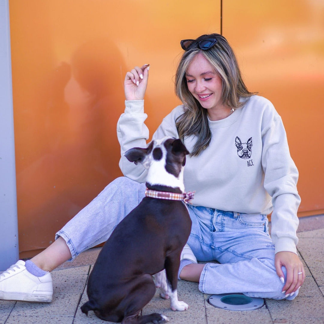 Sweats à capuche, t-shirts et sweatshirts personnalisés avec visage d'animal brodé