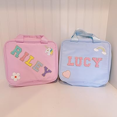 Sac à dos personnalisé pour la rentrée scolaire, sac à dos personnalisé pour enfants avec patch nominatif, Pack déjeuner