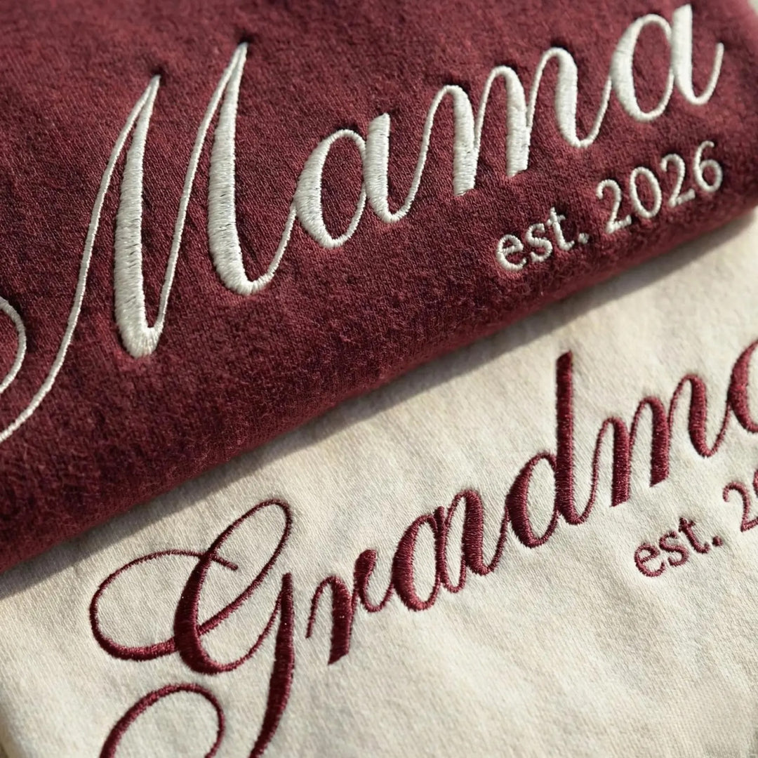 Sweatshirt Brodé pour maman- Cadeau Parfait pour la Fête des Mères