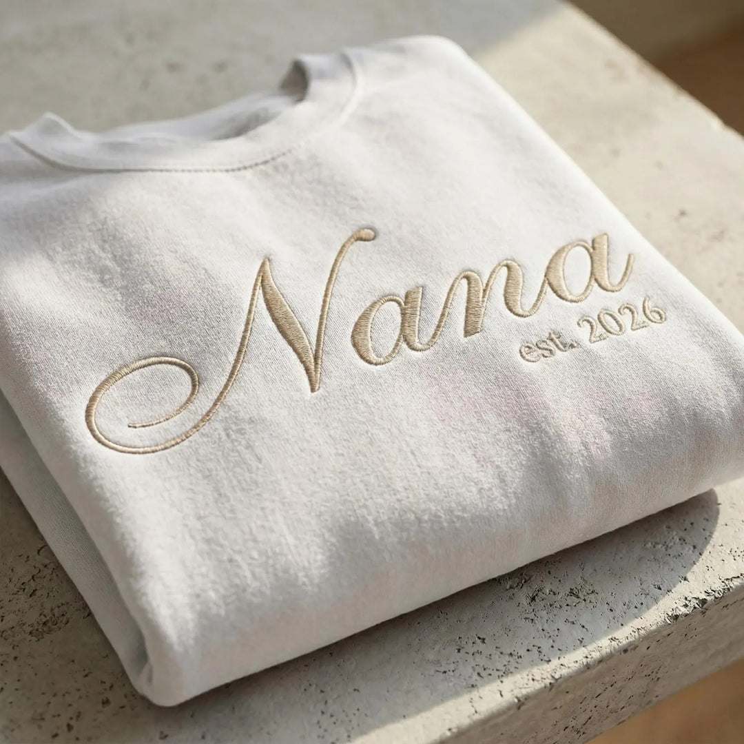 Sweatshirt Brodé pour maman- Cadeau Parfait pour la Fête des Mères