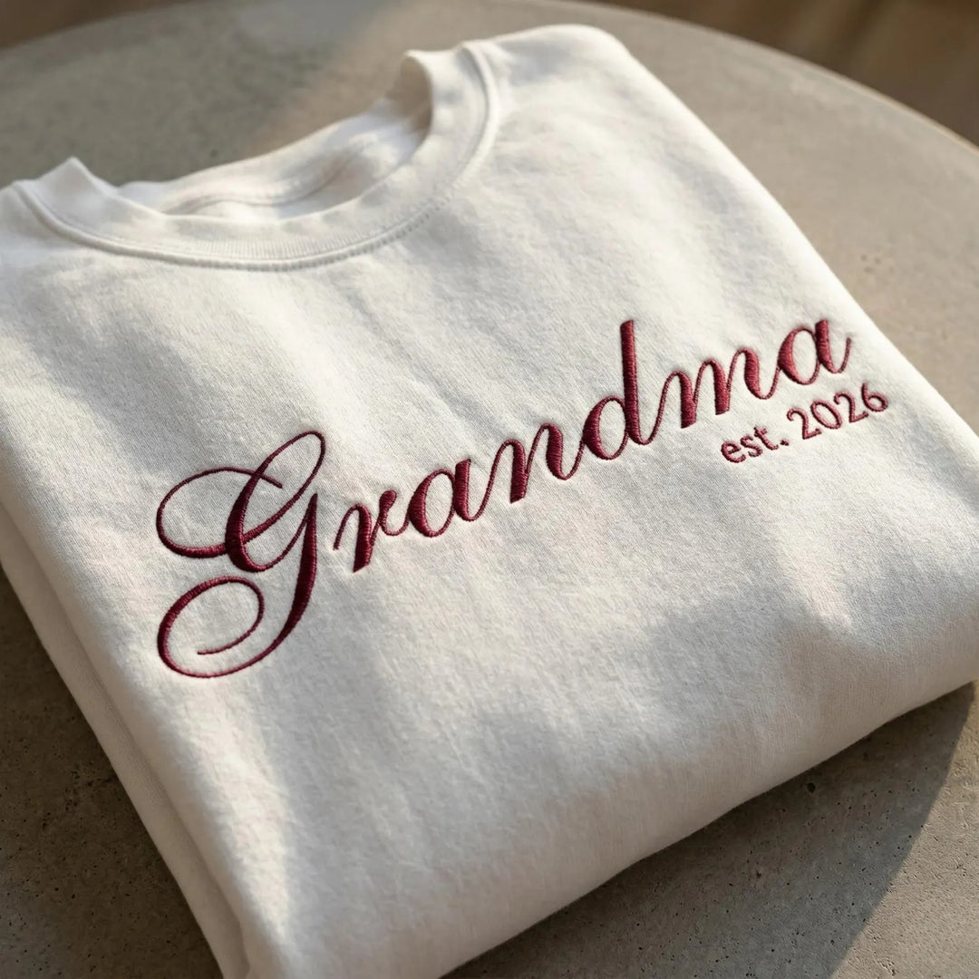 Sweatshirt Brodé pour maman- Cadeau Parfait pour la Fête des Mères