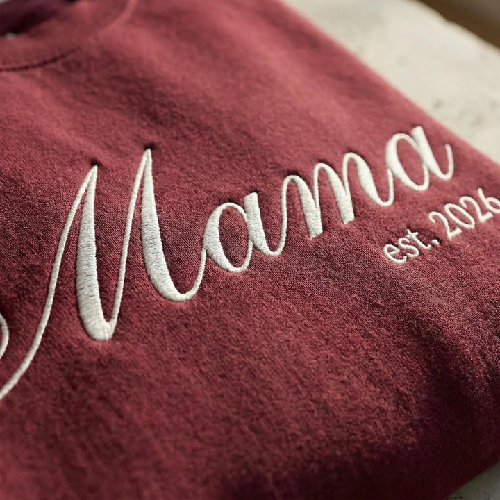 Sweatshirt Brodé pour maman- Cadeau Parfait pour la Fête des Mères