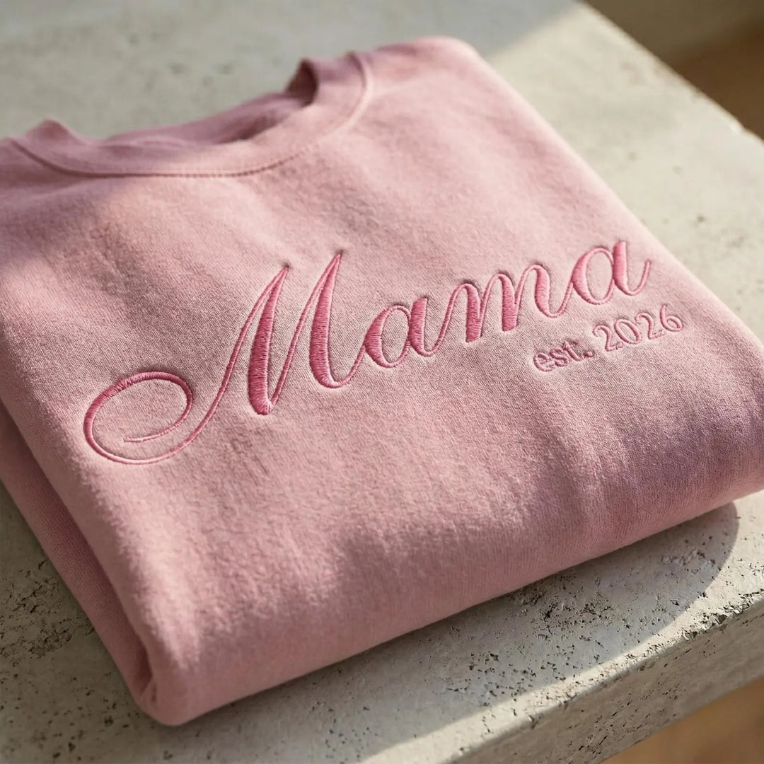 Sweatshirt Brodé pour maman- Cadeau Parfait pour la Fête des Mères