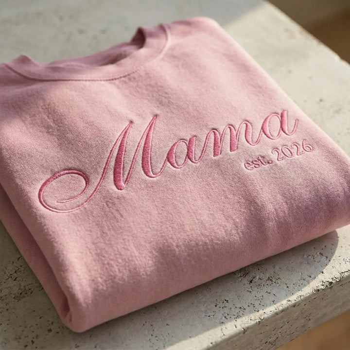 Sweatshirt Brodé pour maman- Cadeau Parfait pour la Fête des Mères