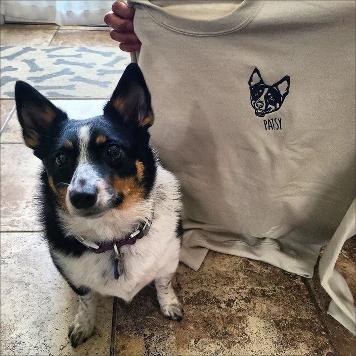 Sweats à capuche, t-shirts et sweatshirts personnalisés avec visage d'animal brodé