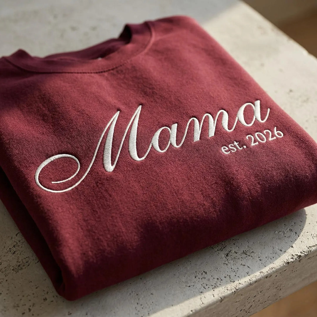 Sweatshirt Brodé pour maman- Cadeau Parfait pour la Fête des Mères