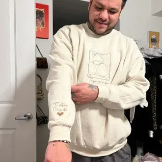 Sweat-shirt brodé personnalisé – Cadeau portrait sexy personnalisé pour lui 💕🔥