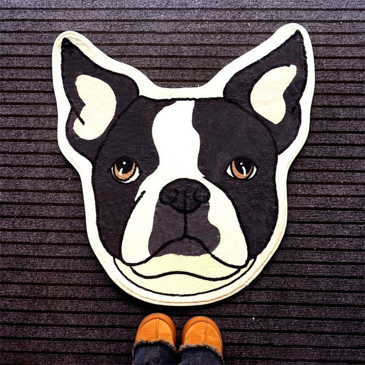 Tapis personnalisé en forme de portrait d’animal de compagnie
