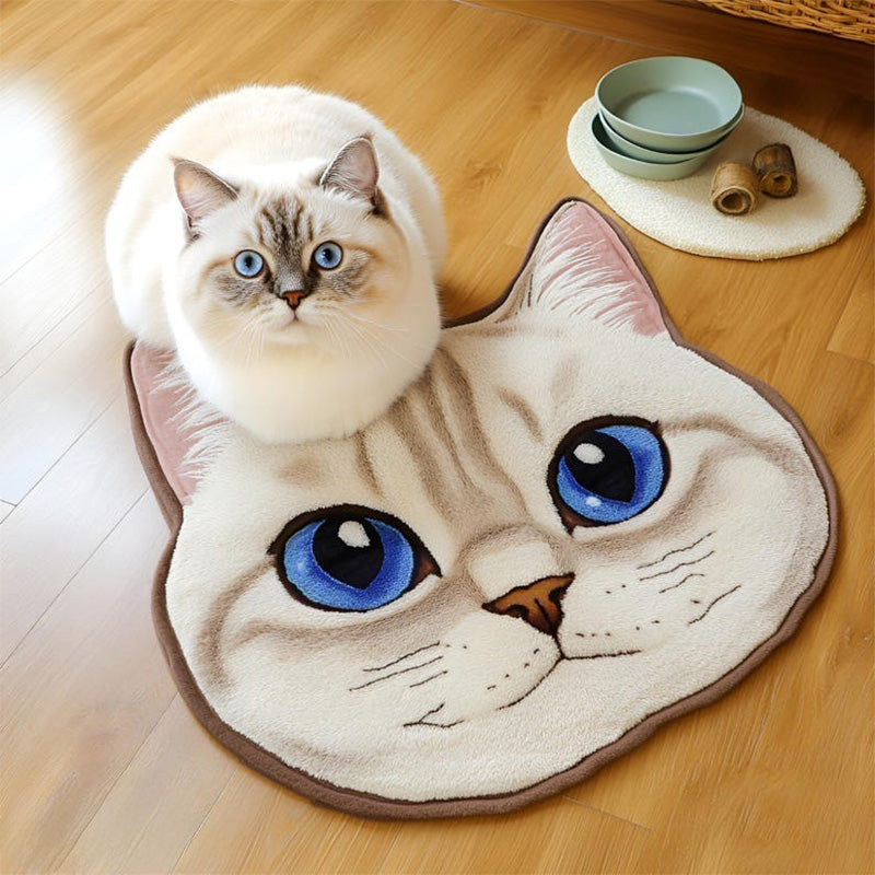 Tapis personnalisé en forme de portrait d’animal de compagnie