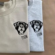 Sweats à capuche, t-shirts et sweatshirts personnalisés avec visage d'animal brodé