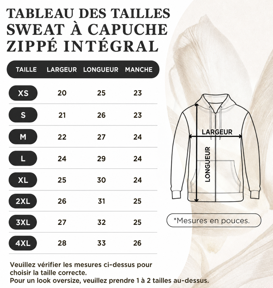 Sweat à capuche Entièrement Zippé Brodé Personnalisé avec le Prénom de votre Enfant,Cadeau Famille