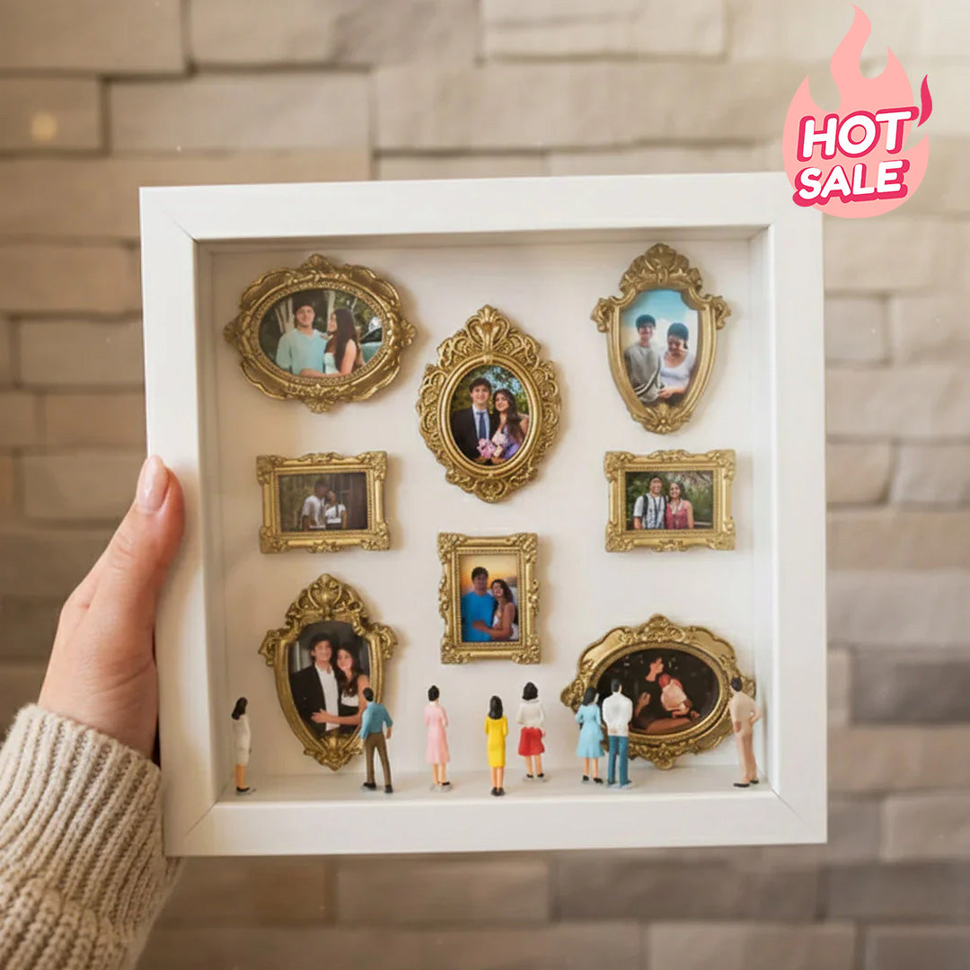 2026 Cadre photo personnalisé « Mini Musée de Nous » : un cadeau symbolique pour les couples