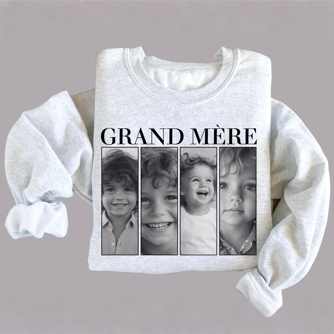 Un cadeau inoubliable pour PAPA– Sweat-shirt personnalisé avec photos