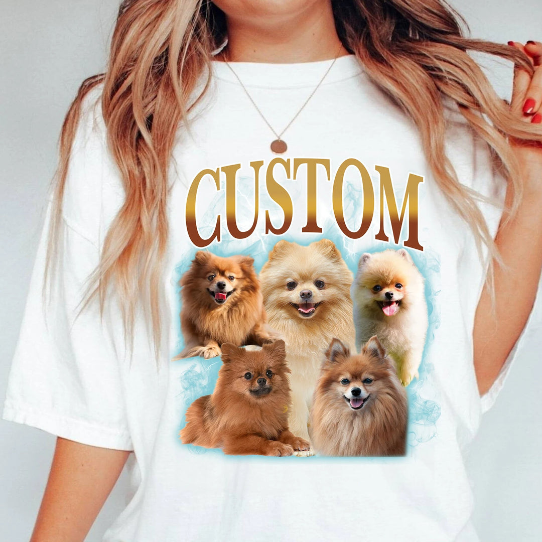 T-shirt Vintage Personnalisé pour Animaux/pet