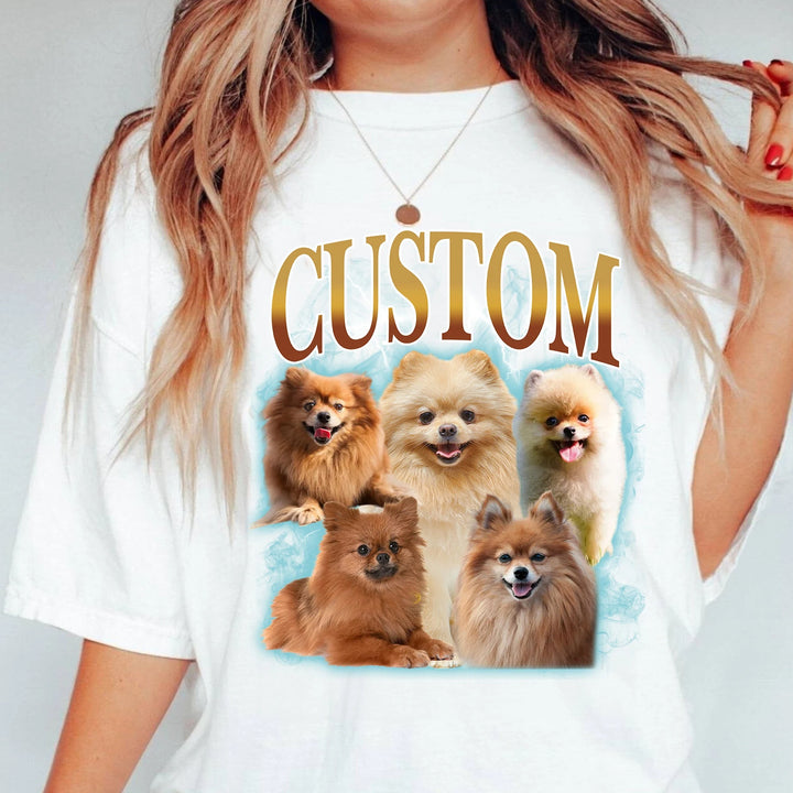 T-shirt Vintage Personnalisé pour Animaux/pet