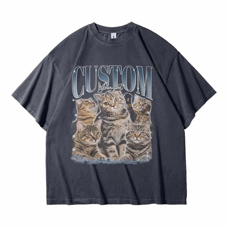 T-shirt Vintage Personnalisé pour Animaux
