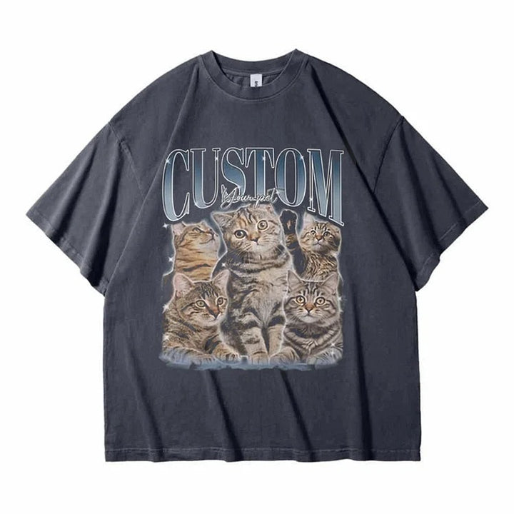 T-shirt Vintage Personnalisé pour Animaux