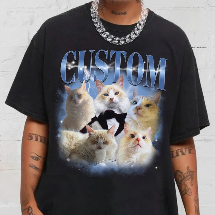 T-shirt personnalisé pour animaux de compagnie/vintage