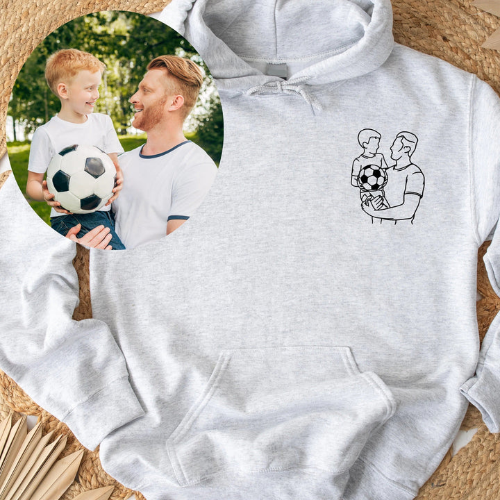 Sweat-shirt imprimé photo pour papa/papy/dad，fête des pères