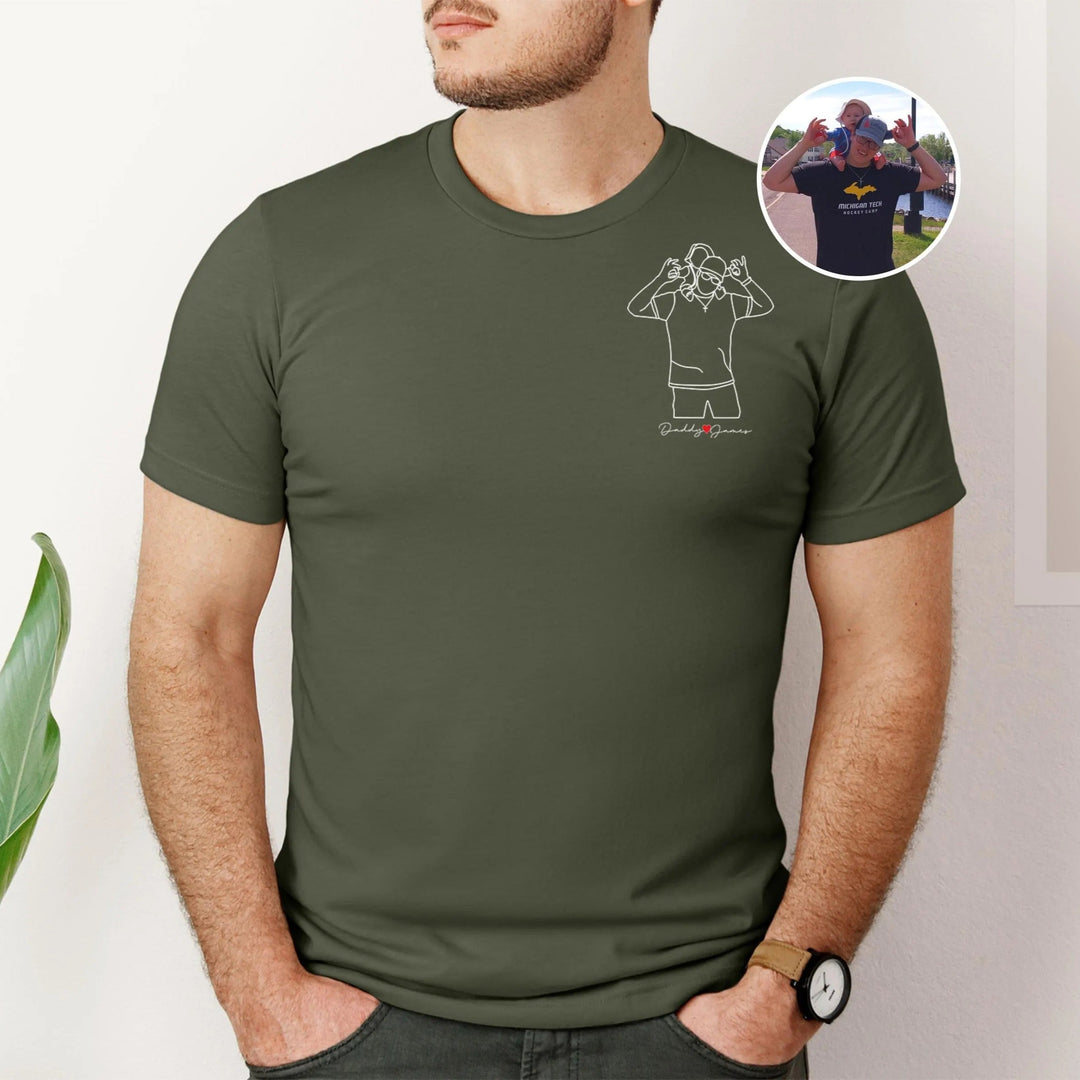 Sweat-shirt imprimé photo pour papa/papy/dad，Bonne fête des pères