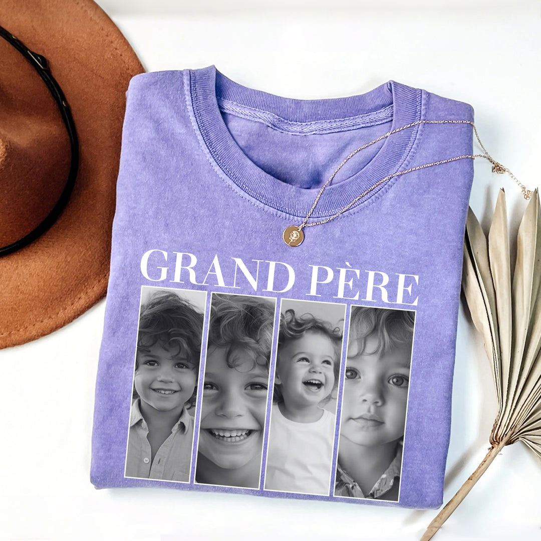 Un cadeau inoubliable pour PAPA– Sweat-shirt personnalisé avec photos