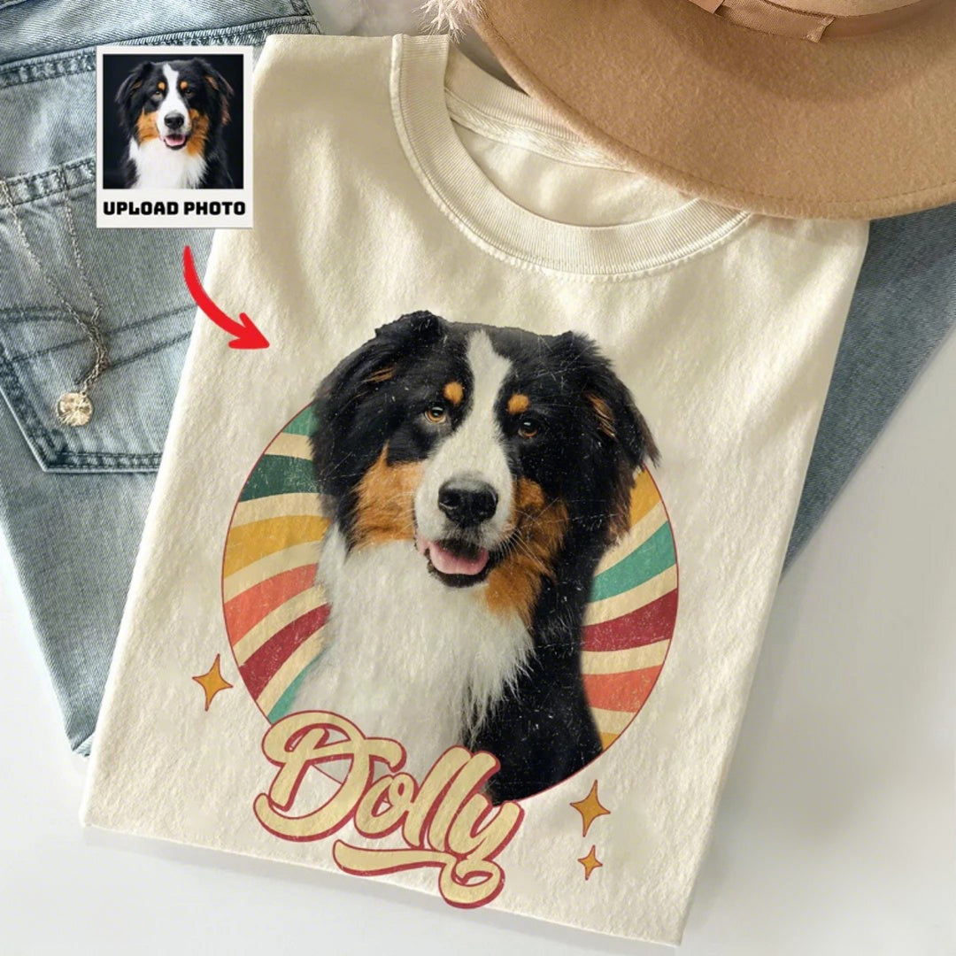 T-shirt personnalisé pour animal de compagnie, cadeau souvenir pour chien