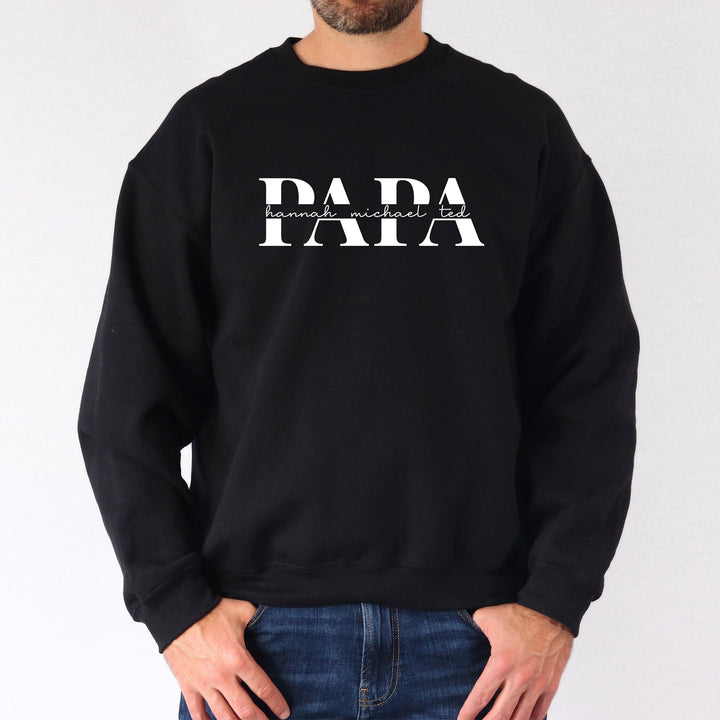 Sweat-shirt personnalisé à transfert thermique pour papa