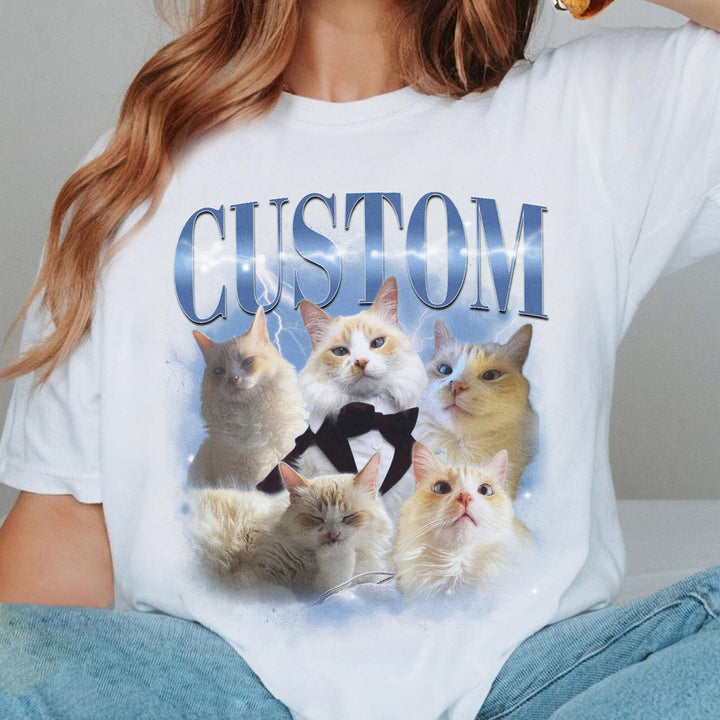 T-shirt personnalisé pour animaux de compagnie/vintage