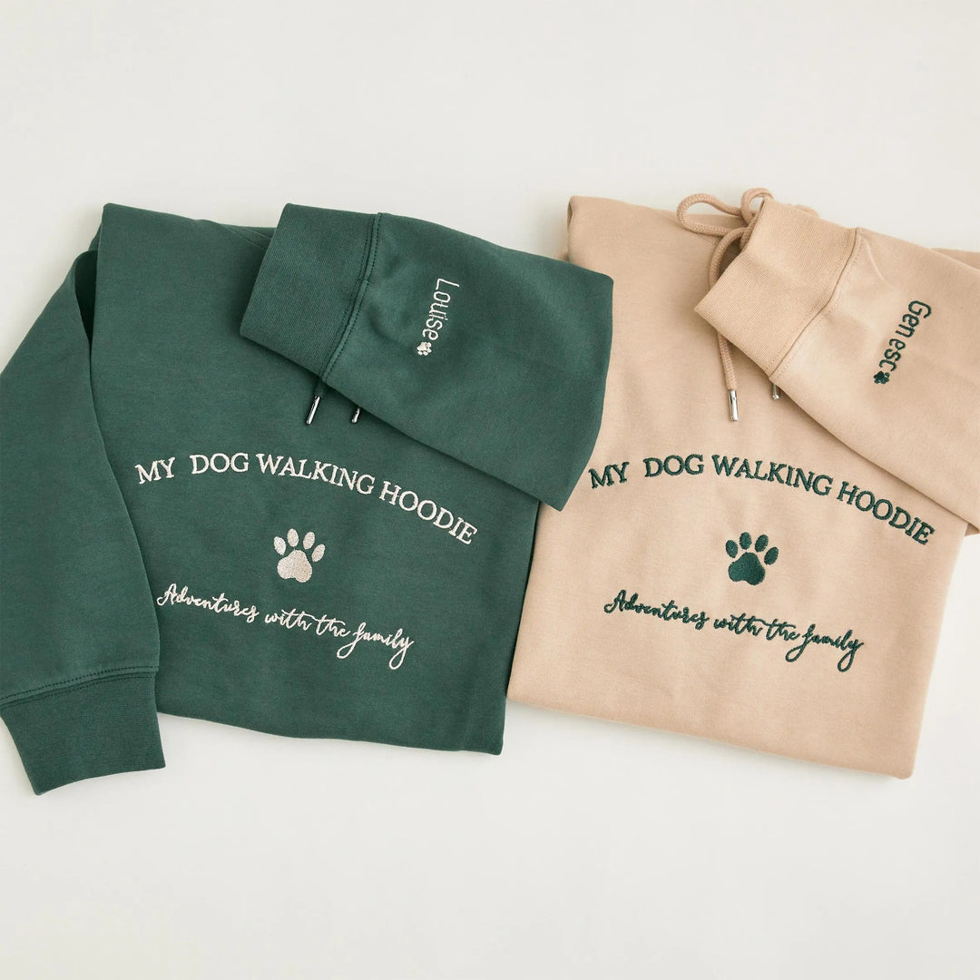 Sweat-shirt brodé avec empreinte d'animal