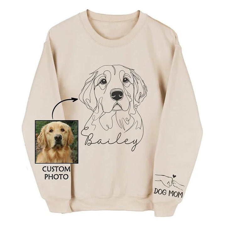 Sweat à capuche personnalisé avec photo d'animal de compagnie, sweat-shirt à capuche personnalisé pour chien