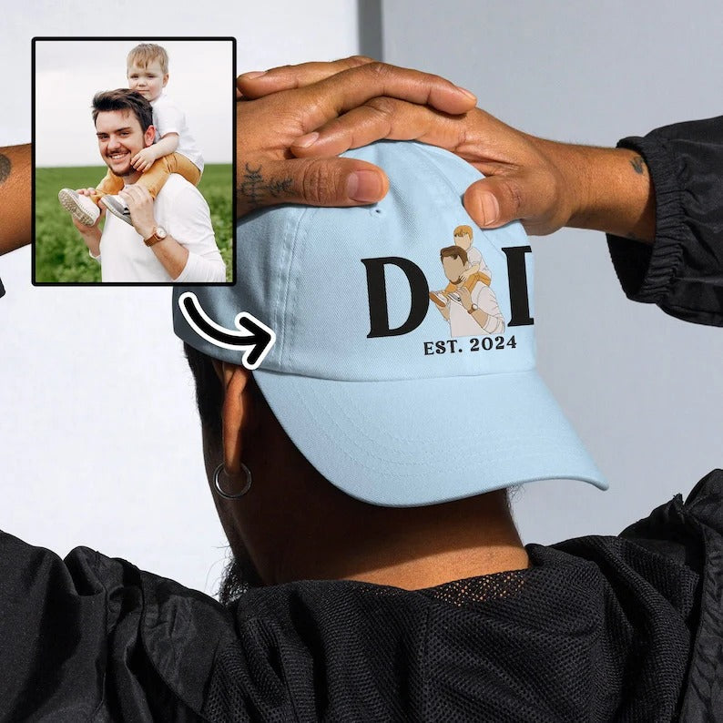 Chapeau brodé personnalisé en couleur pour PAPA/PAPI/DAD