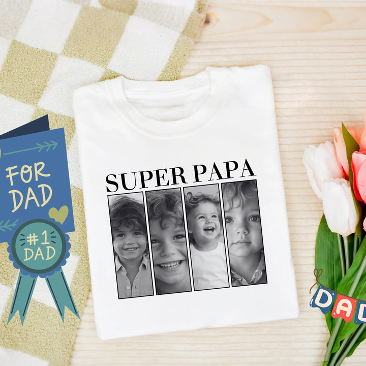 Un cadeau inoubliable pour PAPA– Sweat-shirt personnalisé avec photos