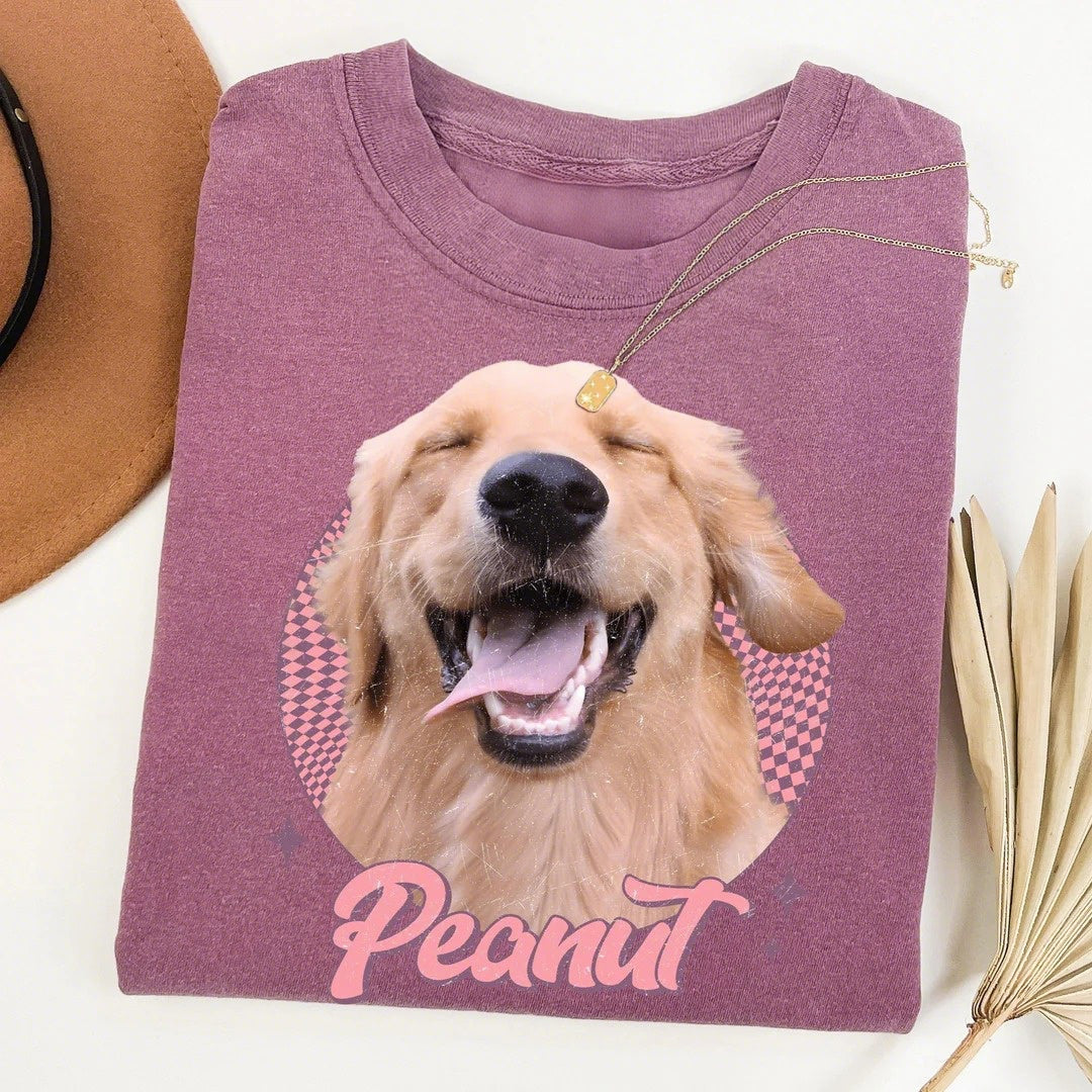 T-shirt personnalisé pour animal de compagnie, cadeau souvenir pour chien