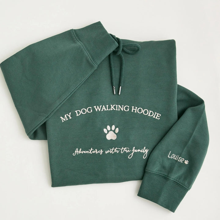 Sweat-shirt brodé avec empreinte d'animal