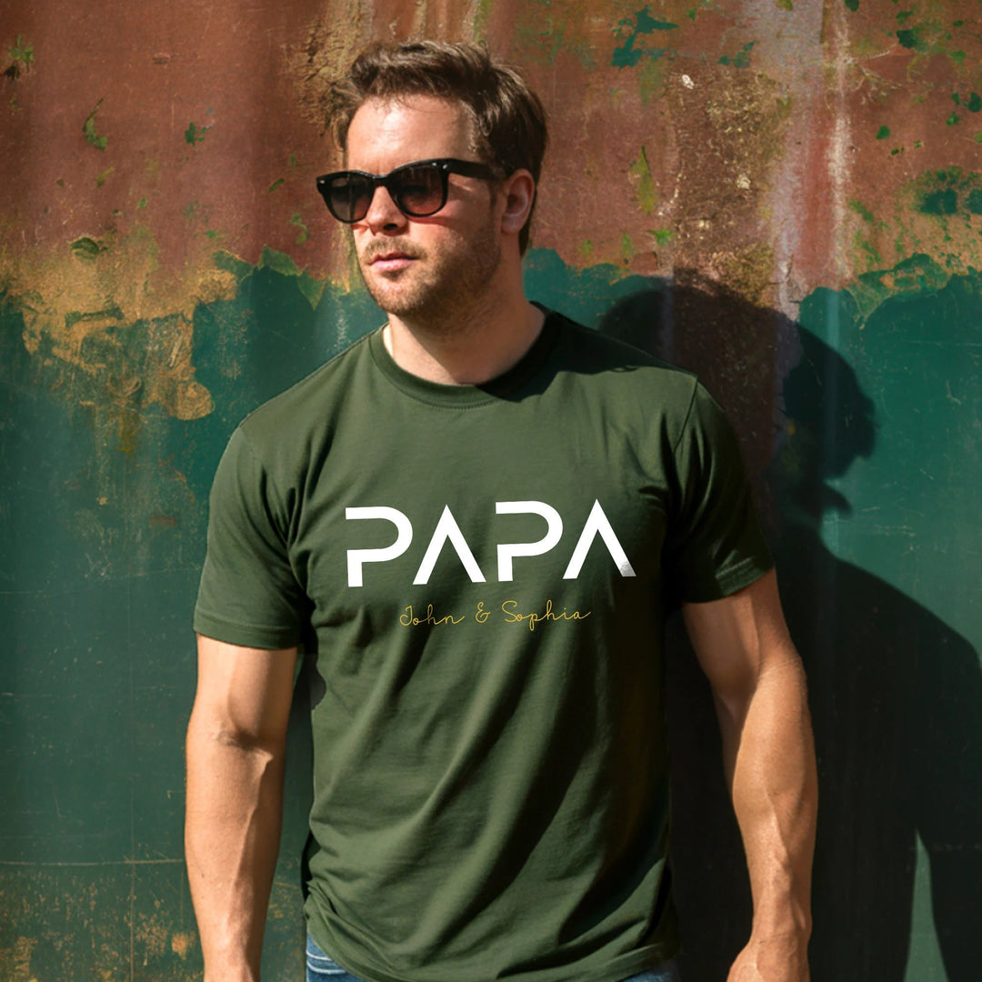 Sweat-shirt personnalisé à transfert thermique pour PAPA/DADA