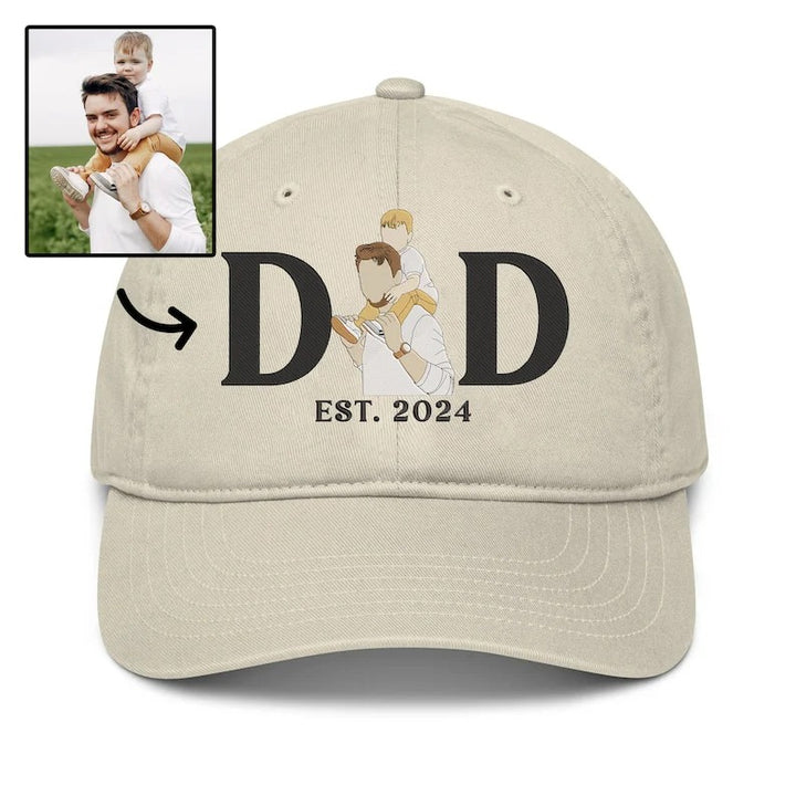 Chapeau brodé personnalisé en couleur pour PAPA/PAPI/DAD