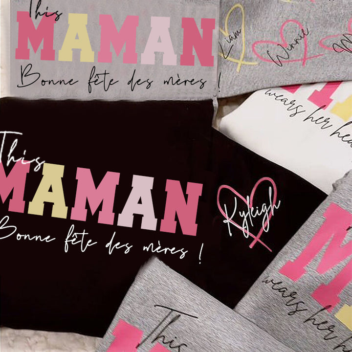 Sweat personnalisé Cadeau pour la fête des mères