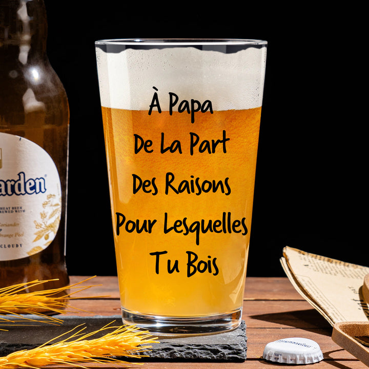 À papa : Les raisons pour lesquelles vous buvez – Cadeaux pour la fête des pères