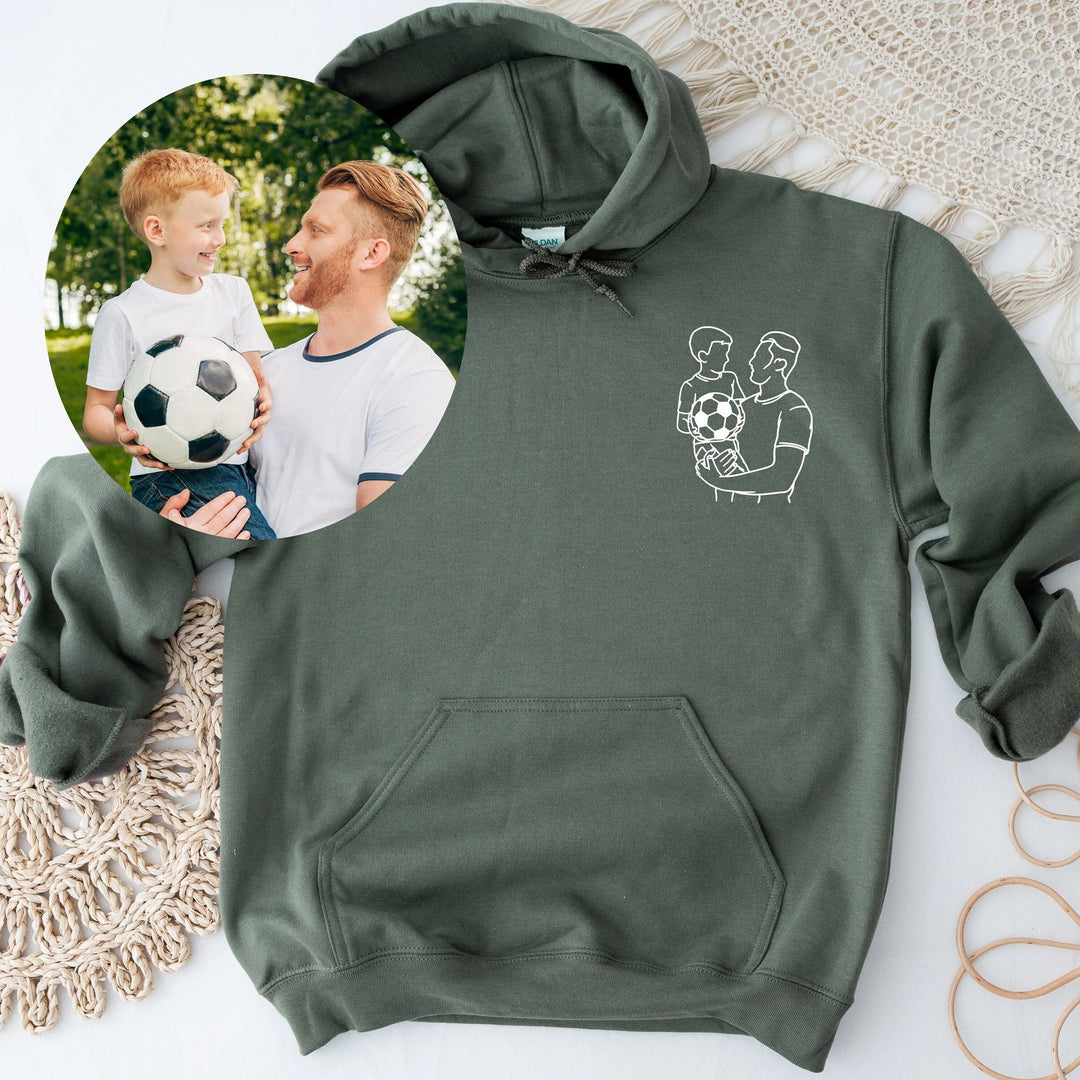Sweat-shirt imprimé photo pour papa/papy/dad，fête des pères