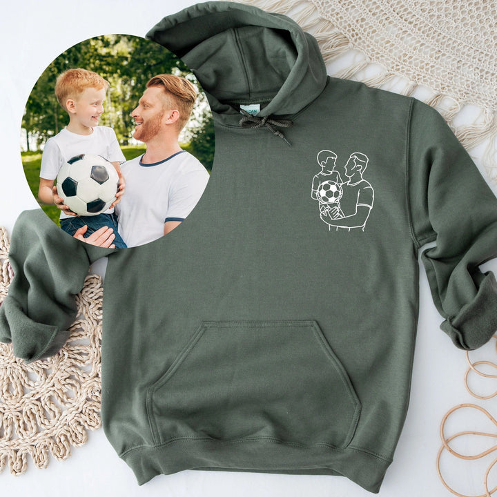 Sweat-shirt imprimé photo pour papa/papy/dad，fête des pères