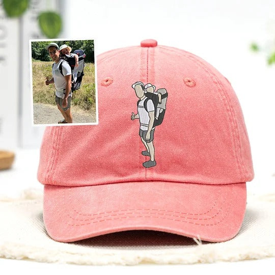 Chapeau brodé personnalisé en couleur pour PAPA, cadeau de fête des pères