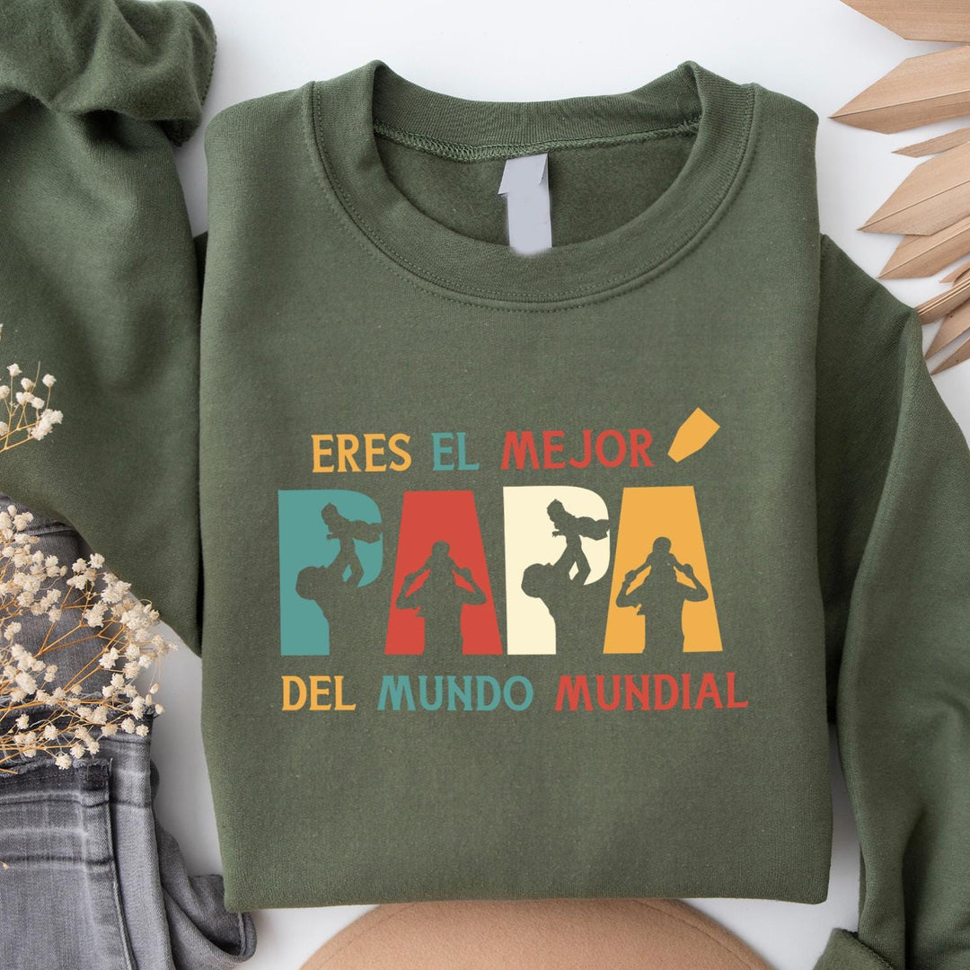 T-shirts et sweat-shirts photo personnalisés à transfert thermique pour PAPA